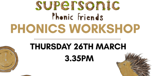 Supersonic Phonic Friends Workshop 🦔